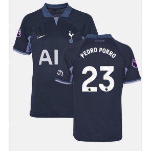 Tottenham Hotspur Pedro Porro #23 Udebanetrøje 2023-24 Kort ærmer